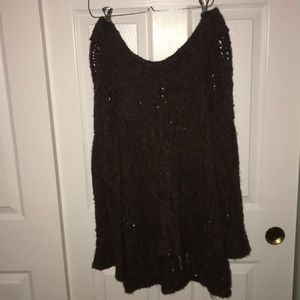 free people oversized knit sweater